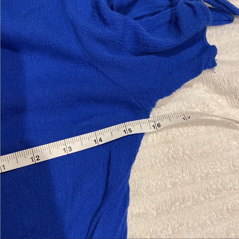 👗 Lulu’s 👗 Royal Blue Wrap Dress - S - Picture 9 of 12